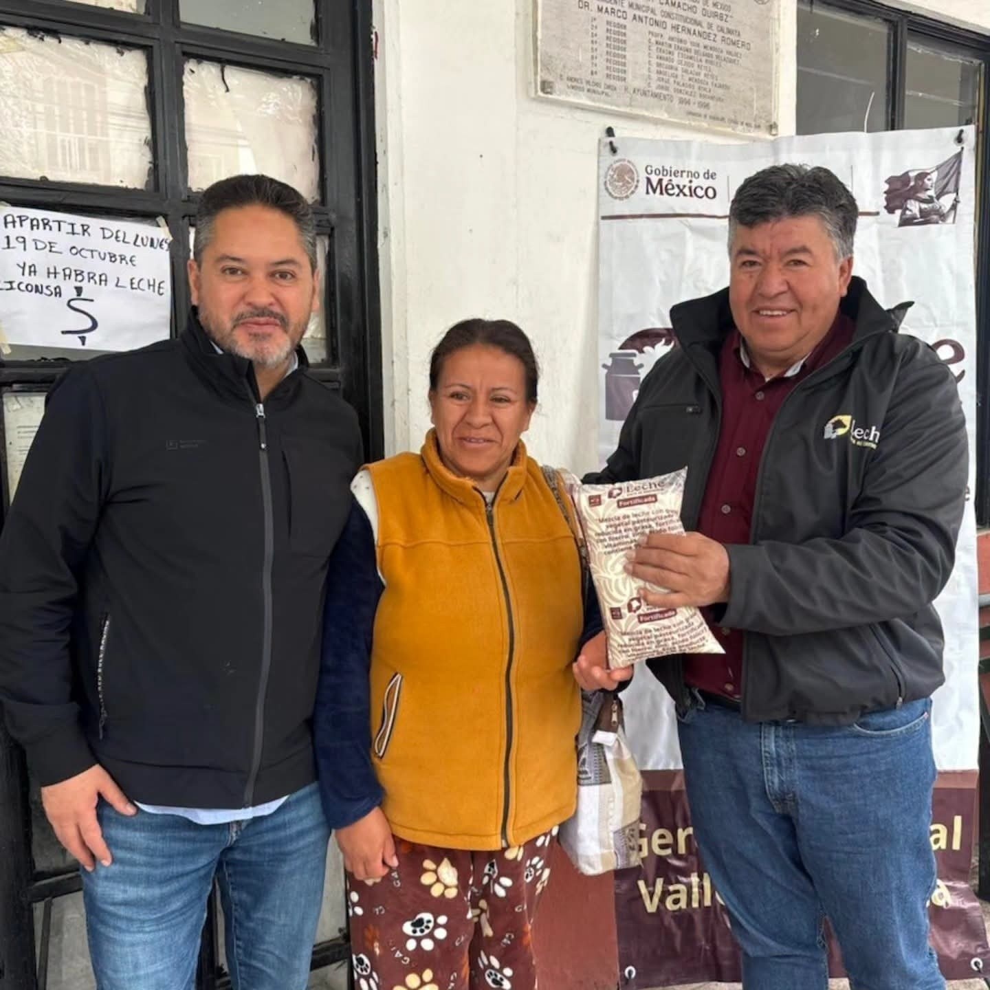 CALIMAYA ACERCA LA LECHE PARA EL BIENESTAR A LAS FAMILIAS DE ZARAGOZA DE GUADALUPE