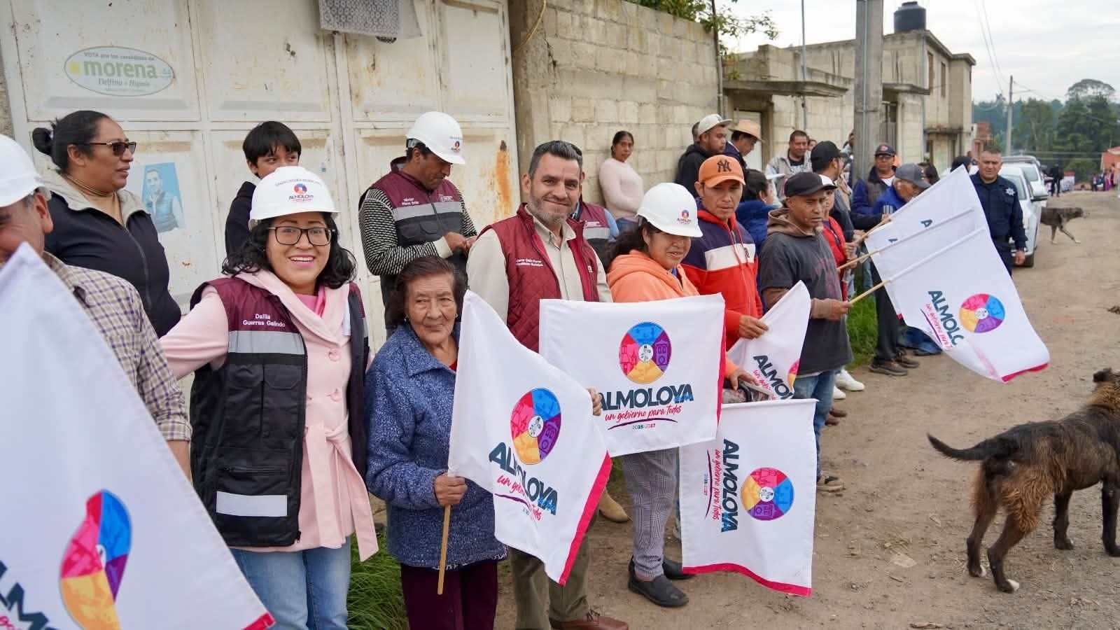 Óscar galán flores impulso horas para mejorar la infraestructura vial de Almoloya del Río