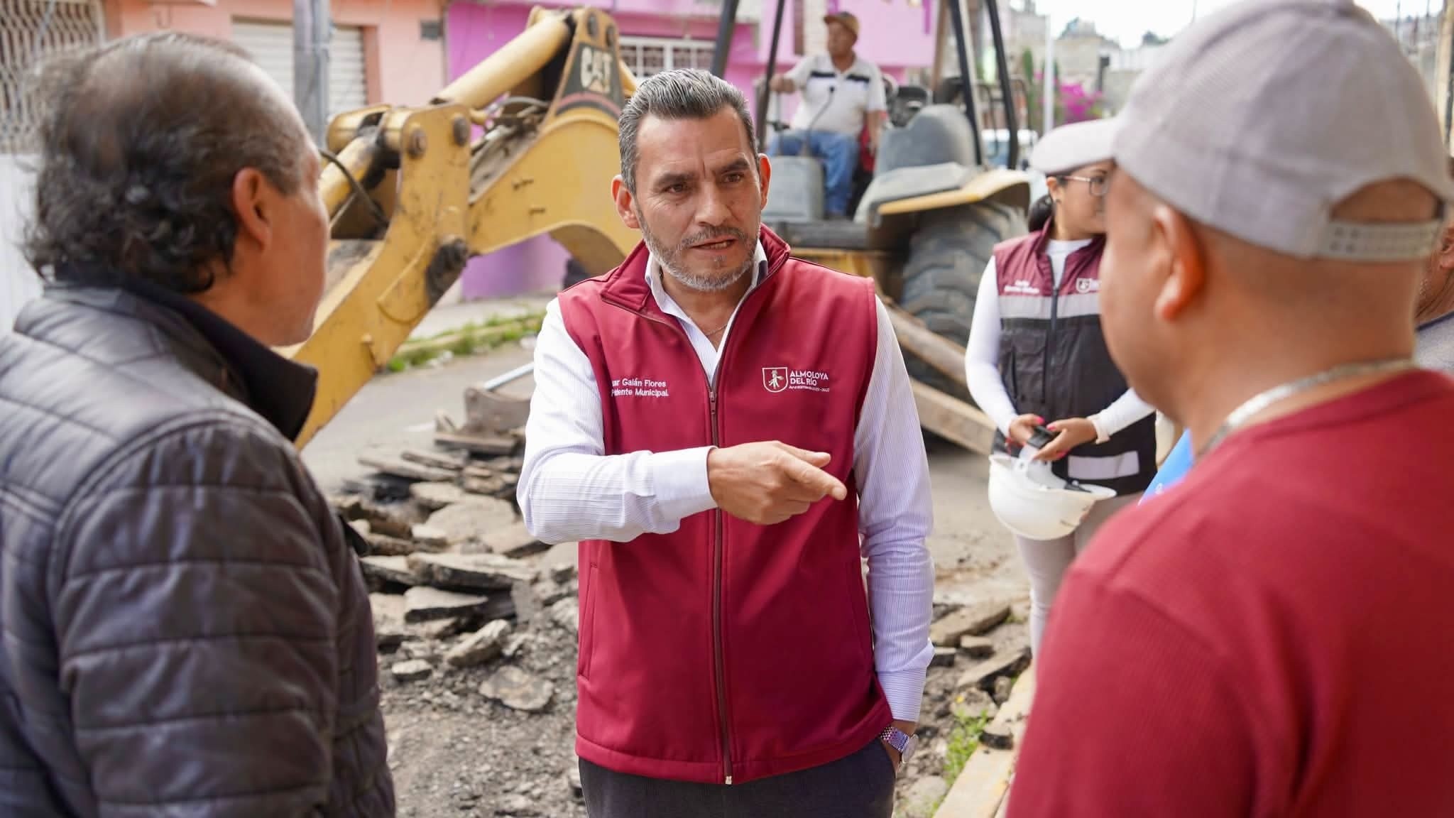 ¡Más calles dignas para Almoloya del Río! Óscar Galán inicia obra en Ignacio Ramírez Oriente