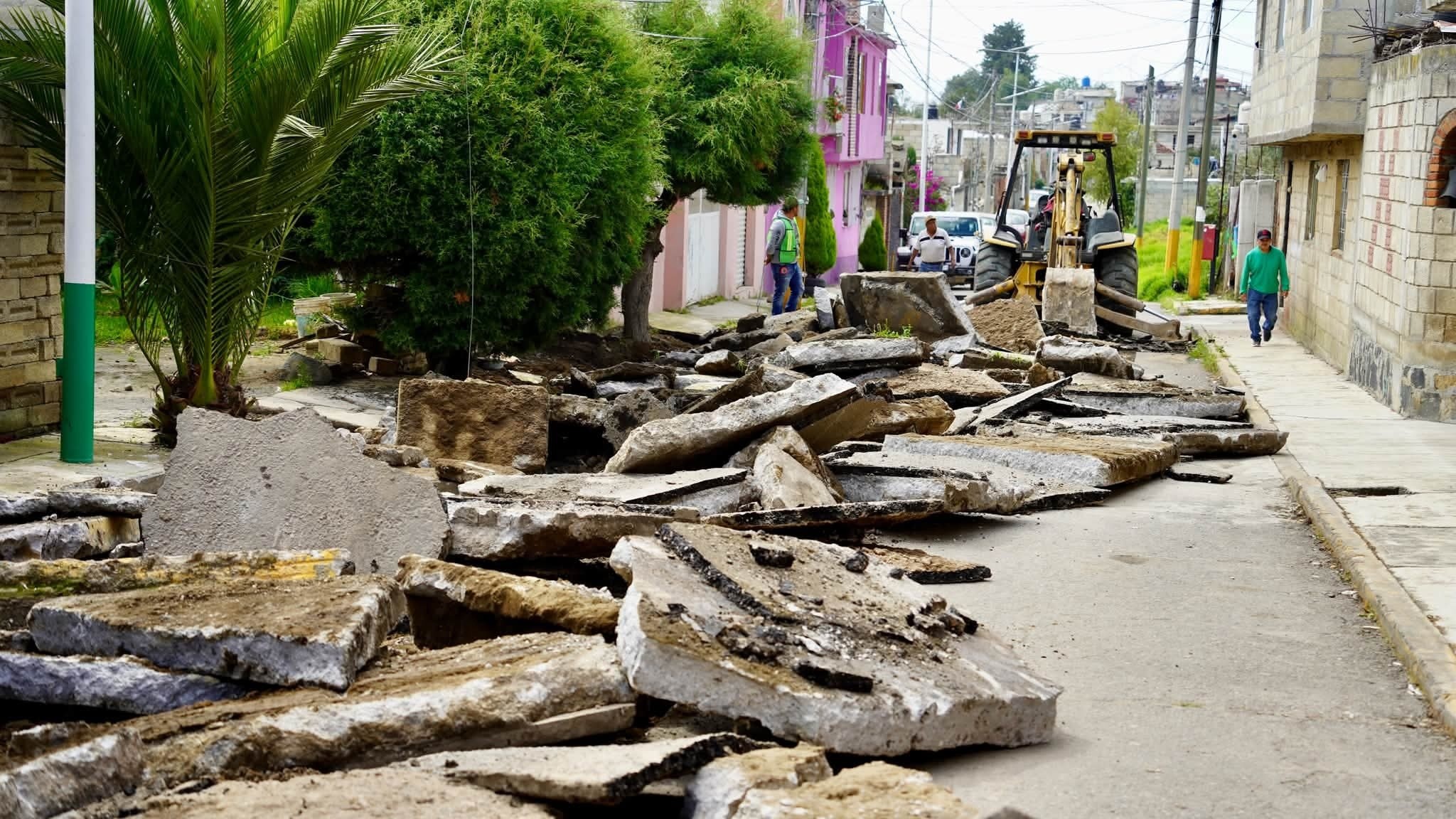 ¡Más calles dignas para Almoloya del Río! Óscar Galán inicia obra en Ignacio Ramírez Oriente