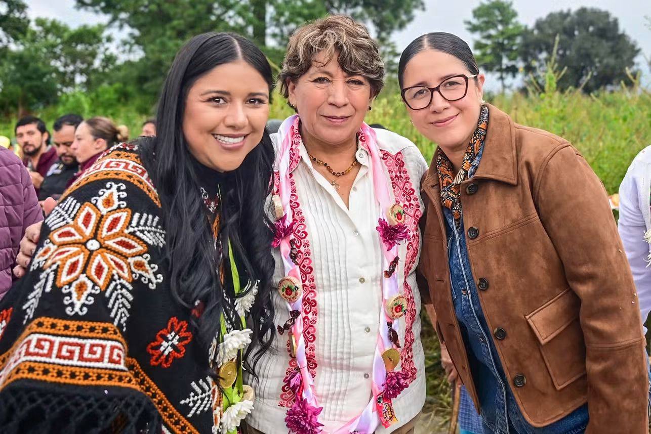 Carmen Albarrán agradece a Delfina Gómez entrega del camino a San Francisco y mejora conectividad en Donato Guerra