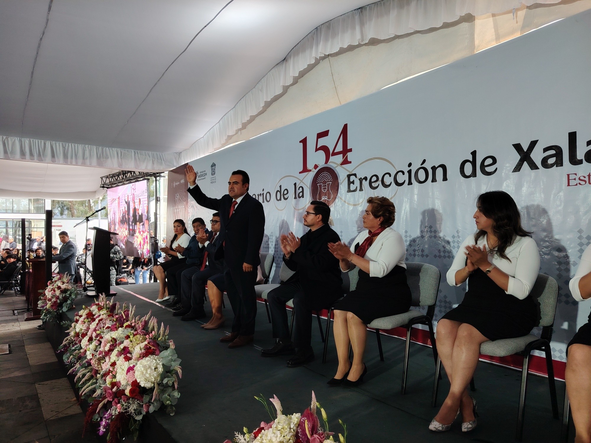 Xalatlaco conmemora 154 años de historia, tradición y orgullo; Abel Flores llama a fortalecer la unidad familiar