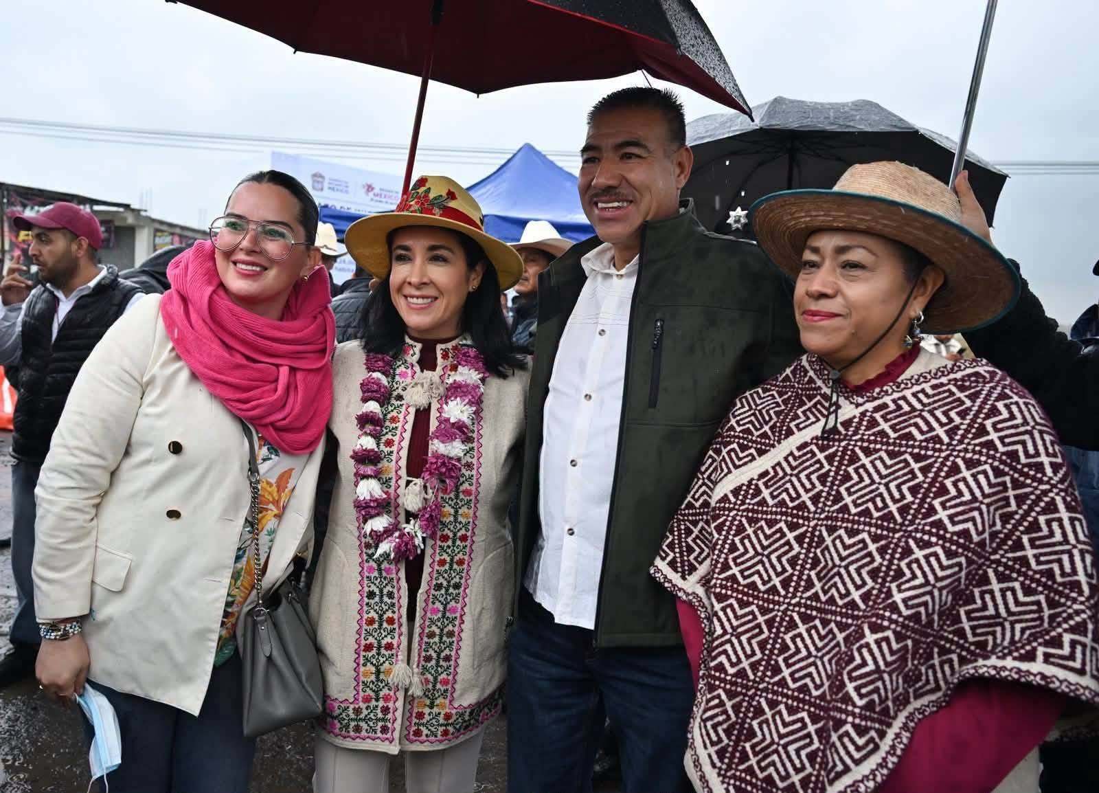 Jaime Mercado reconoce a Delfina Gómez por cumplir compromisos carreteros en el norte del Edomex