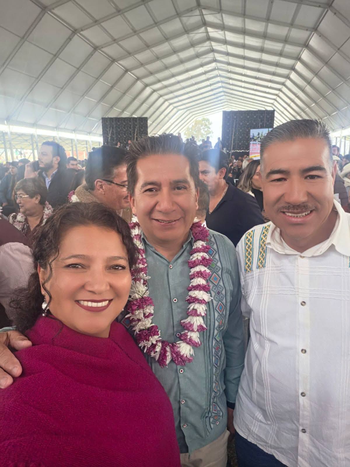 Jaime Mercado reconoce a Delfina Gómez por cumplir compromisos carreteros en el norte del Edomex