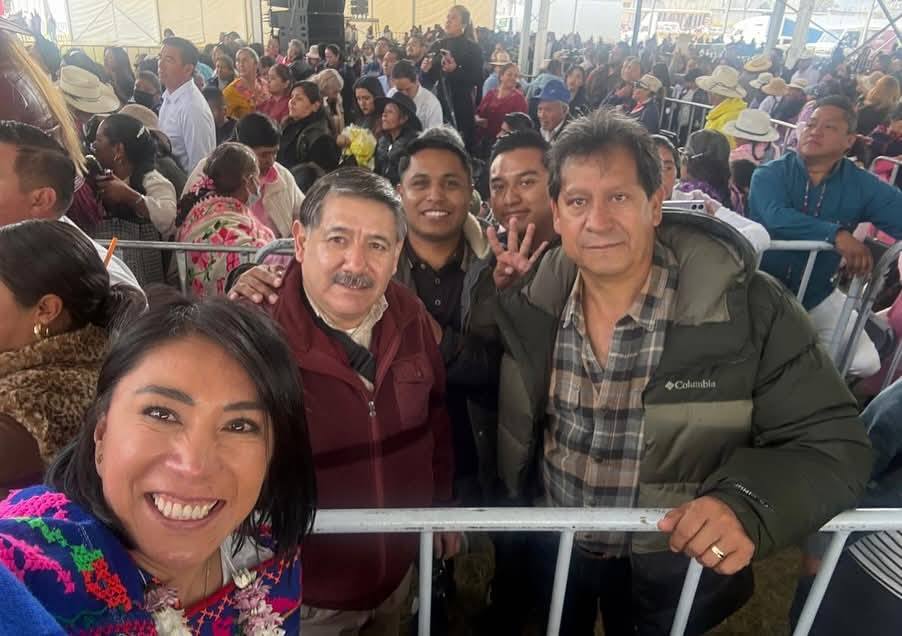 María Luisa Mendoza reconoce avances del gobierno de Delfina Gómez en su cuarto informe regional