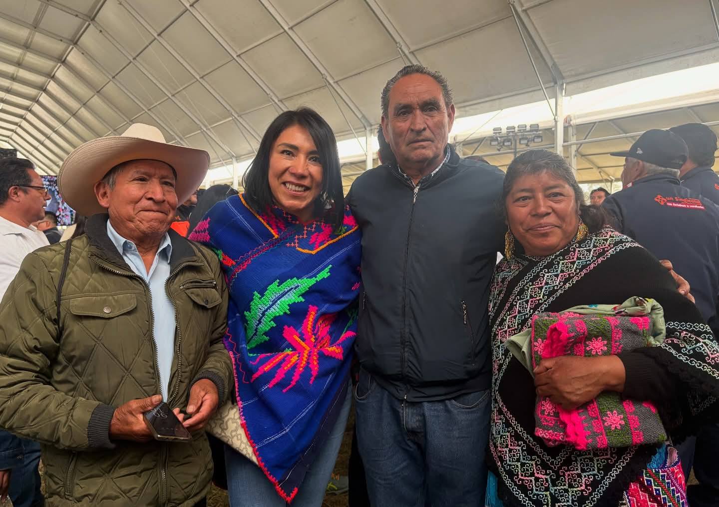 María Luisa Mendoza reconoce avances del gobierno de Delfina Gómez en su cuarto informe regional