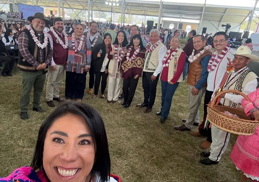 María Luisa Mendoza reconoce avances del gobierno de Delfina Gómez en su cuarto informe regional