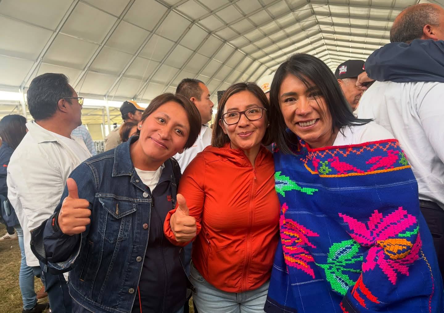 María Luisa Mendoza reconoce avances del gobierno de Delfina Gómez en su cuarto informe regional