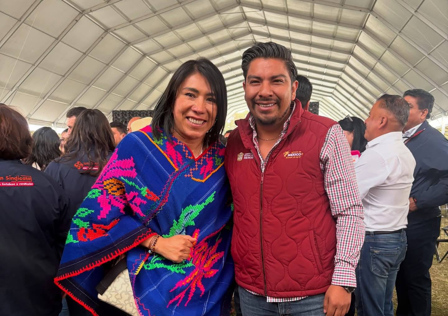 María Luisa Mendoza reconoce avances del gobierno de Delfina Gómez en su cuarto informe regional