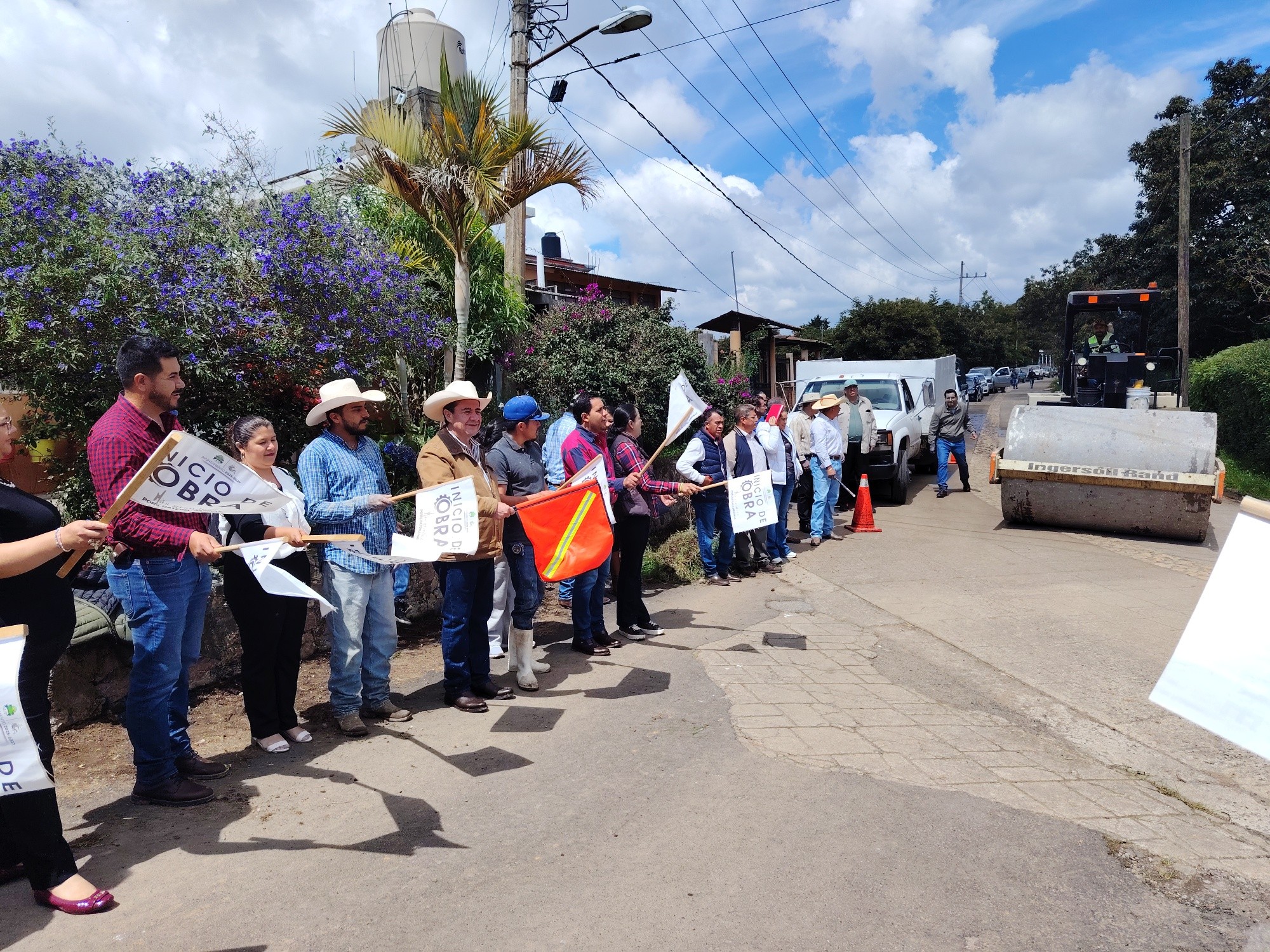 Toño Díaz da inicio a obras de infraestructura y acciones para mejorar el servicio eléctrico de Coatepec Harinas