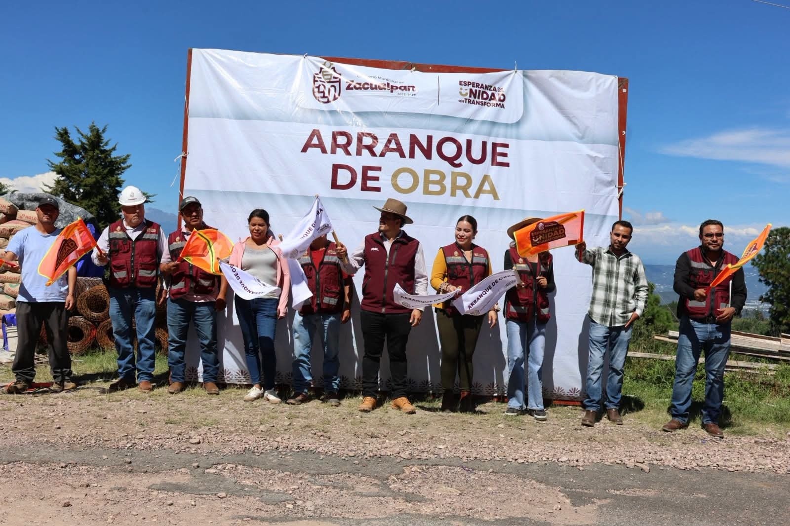 Zacualpan impulsa obras de infraestructura y educación en beneficio de las familias