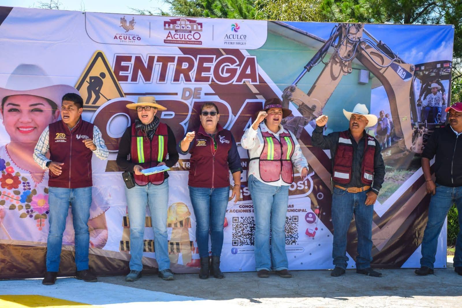 Valeria Cruz entrega encementado en El Azafrán y mejora accesos para las familias