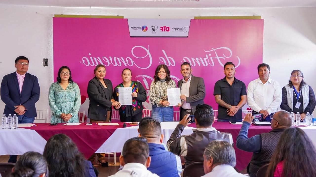 Almoloya del Río y la asociación civil "Dejando Huellas de Amor" suman esfuerzos en favor de las familias