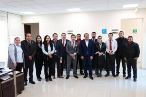 Héctor Macedo refuerza cercanía con personal judicial en Edoméx