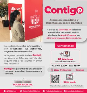 Contigo, atención inmediata y orientación sobre trámites